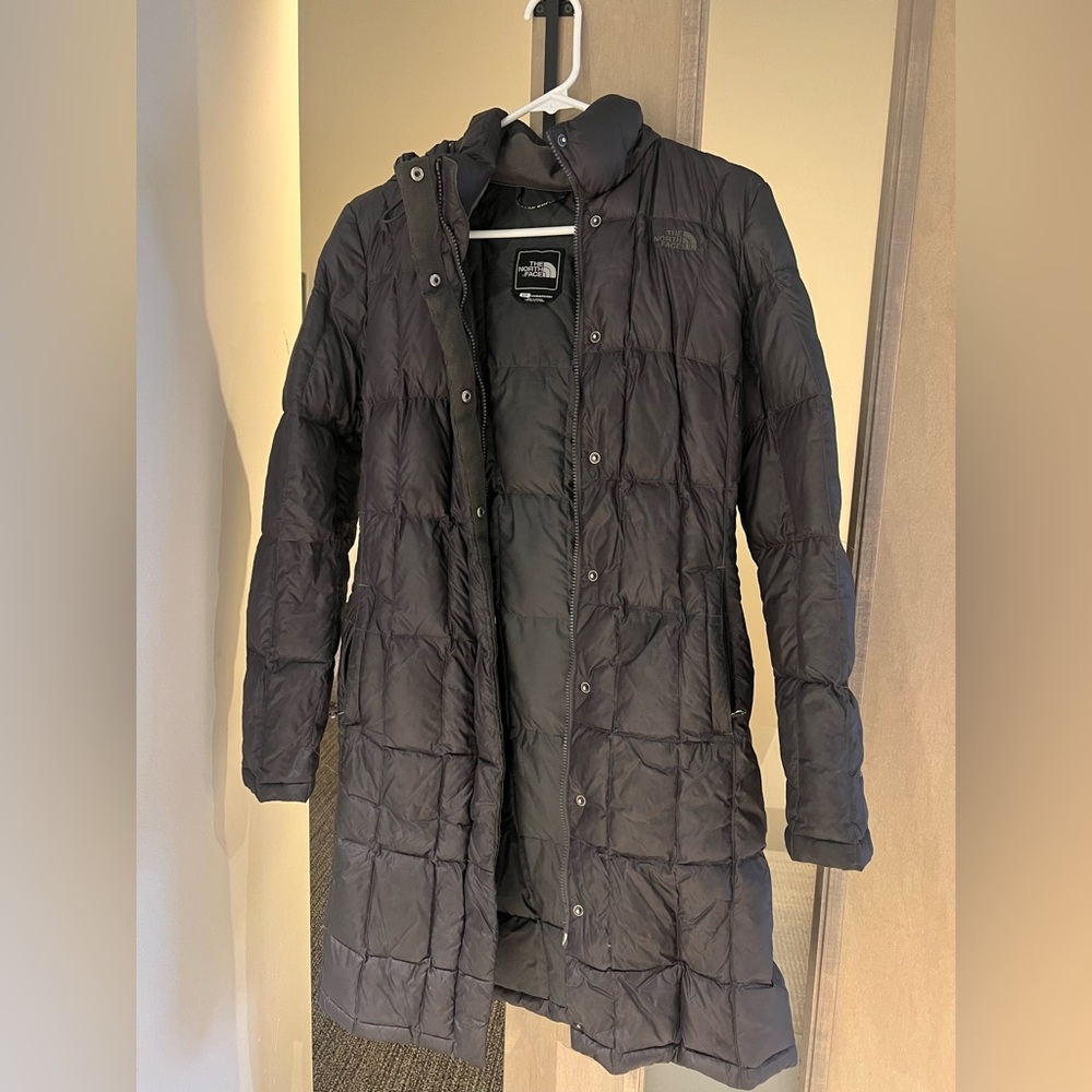 The North Face Dark Grey Quilted Parka